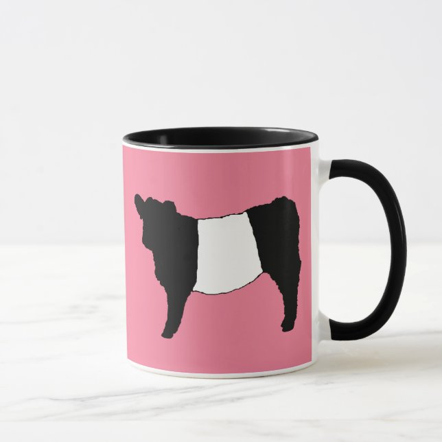 Simple Belties Gorgeous Belted Galloway Cow Steer Mug (Right)