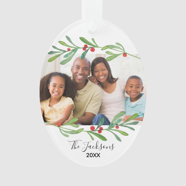 Simple Berries | Acrylic Ornament (Front)