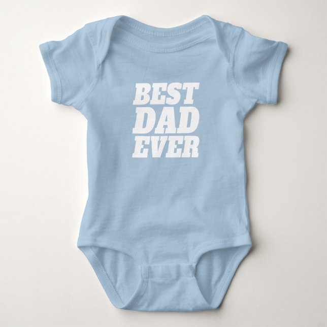 Simple Best Dad Ever Father's Day | Bodysuit (Front)