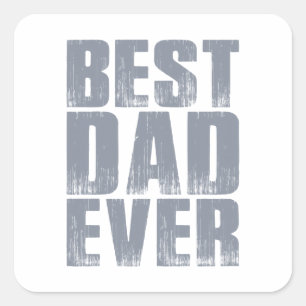 Simple Best Dad Ever Father's Day Sticker