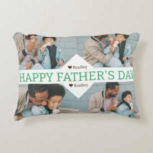 Simple Best Dad Ever Simple Photo Fathers Day  Accent Pillow