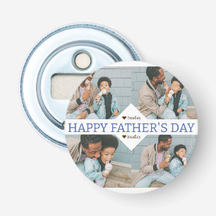 Simple Best Dad Ever Simple Photo Fathers Day  Bottle Opener