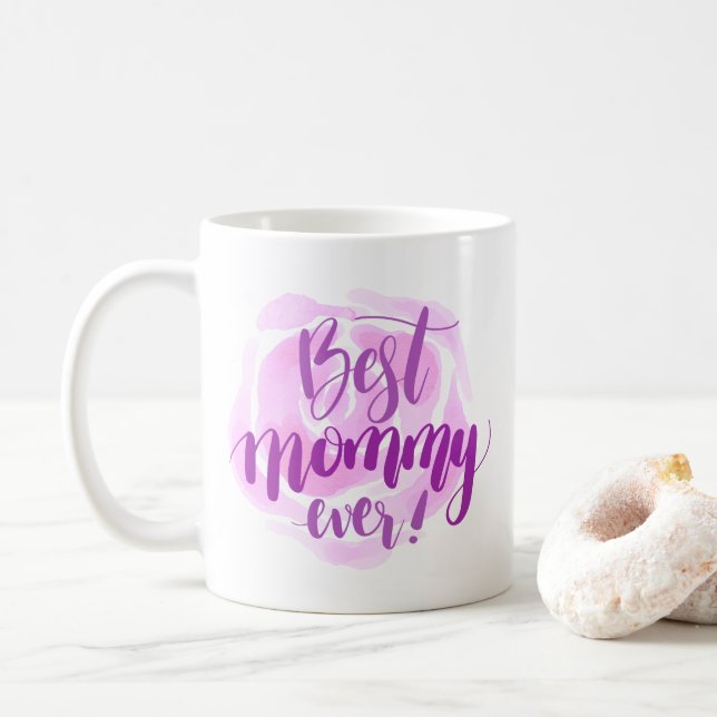 Simple Best Mom Ever Mother's Day | Coffee Mug (With Donut)