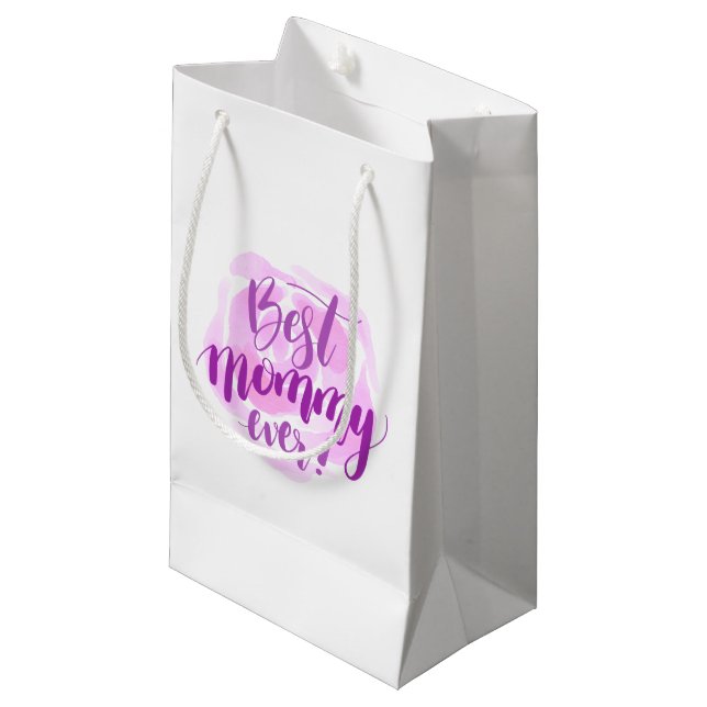 Simple Best Mom Ever Mother's Day | Gift Bag (Front Angled)
