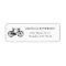 Simple Bicycle Cycling Motif Return Address
