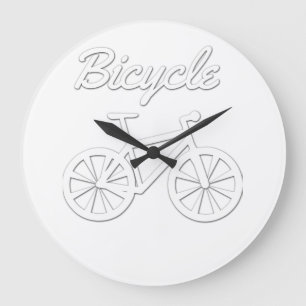 Simple Bicycle Design Large Clock