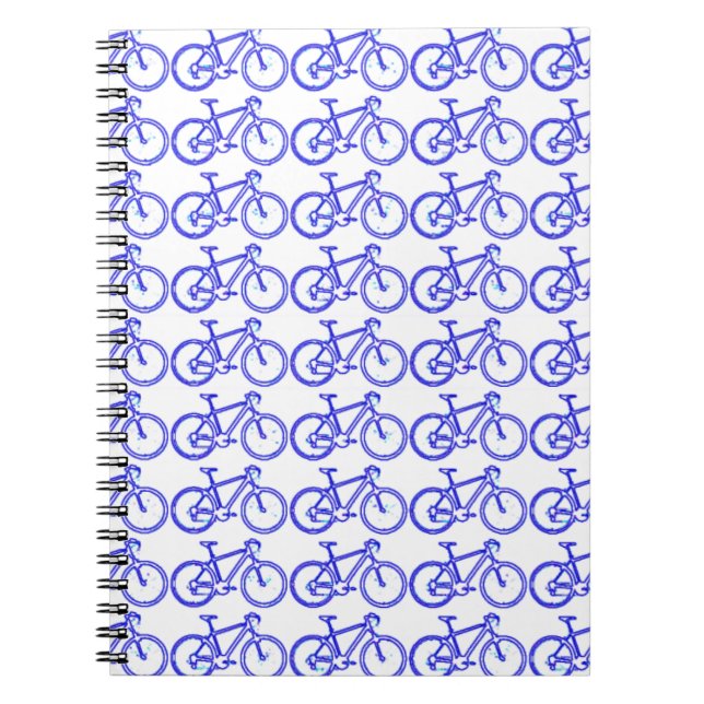 simple bike pattern notebook (Front)