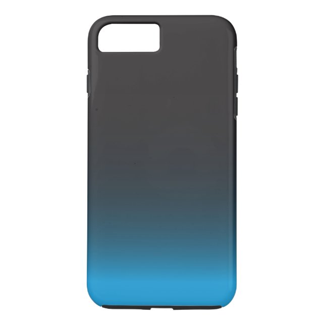 Simple Black and Blue Pattern Case-Mate iPhone Case (Back)
