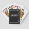 Simple Black and White Customizable Playing Cards