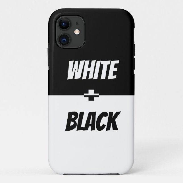 Simple Black and White elegance! Case-Mate iPhone  Case (Back)