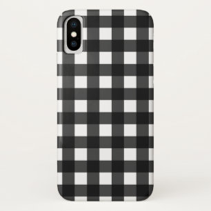 Simple Black and White Gingham Case-Mate iPhone Case