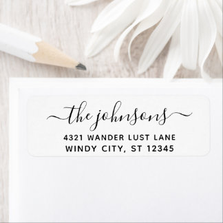 Simple Black and White Modern Font