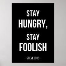 simple black and white motivational poster