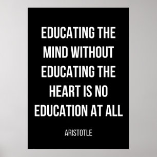 simple black and white poster for graduation