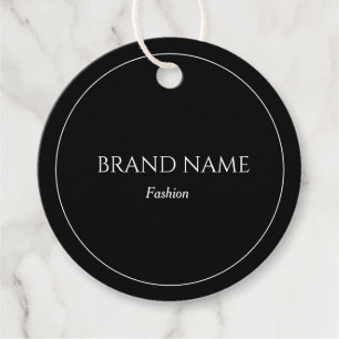 Simple Black and White Price Tags