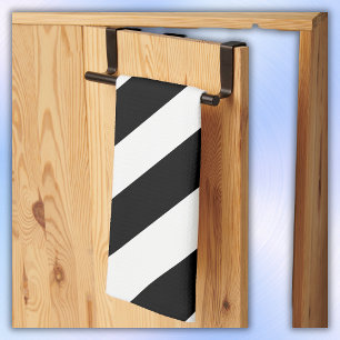 Simple Black and White Stripes   Kitchen Towel