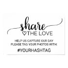 Simple Black Calligraphy Share The Love Sign