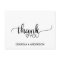 Simple Black Calligraphy Thank You