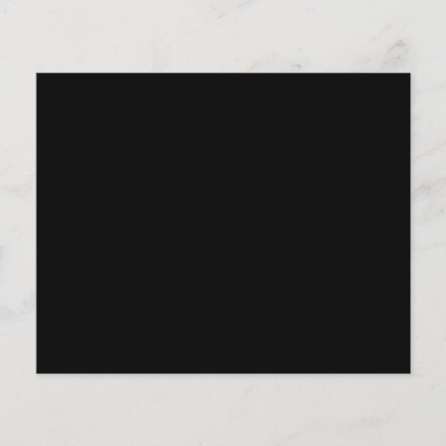simple black colour to personalize or not flyer (Front)