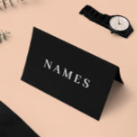 Simple Black Custom Add Your Name Elegant Holiday Card<br><div class="desc">Simple Black Custom Add Your Name Elegant Design for Anyone.</div>