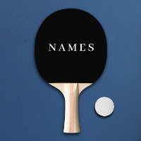 Simple Black Custom Add Your Name Elegant