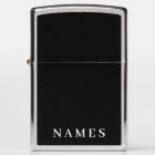 Simple Black Custom Ajouter Votre Nom Élégant