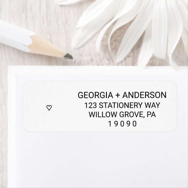 Simple Black Heart Wedding (Insitu)