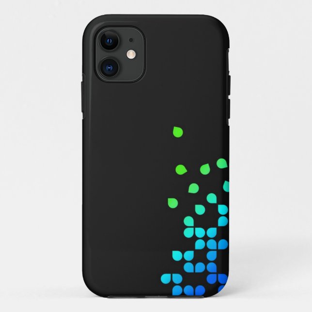 Simple Black iPhone Cover (Back)