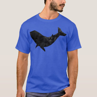 Simple Black on White Whale 22 T-Shirt