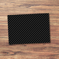 Simple Black & Smoky Black Narrow Diagonal Stripes