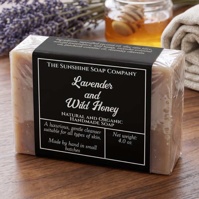 Simple Black Soap Product Packaging (Creator Uploaded)