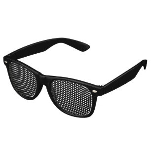 Simple Black Solid Colour Retro Sunglasses