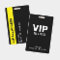 Simple Black VIP All Access Pass Event ID Badge