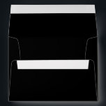 Simple Black Wedding Invitation Envelope<br><div class="desc">Simple Black Wedding Invitation envelope</div>