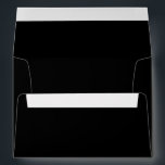 Simple Black Wedding Invitation Envelope<br><div class="desc">Simple Black Wedding Invitation envelope</div>