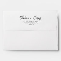 Simple Black & White Calligraphy Wedding