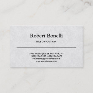 Simple Black White Grey Pattern Business Card