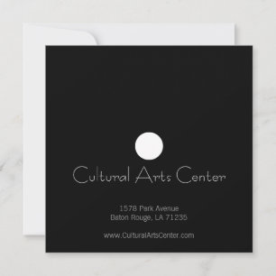 Simple Black&White invitation