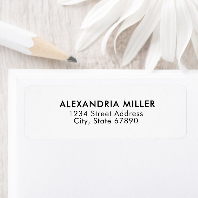 Simple Black White Modern Typography Address (Insitu)