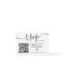 Simple black white wedding rsvp Qr code photo