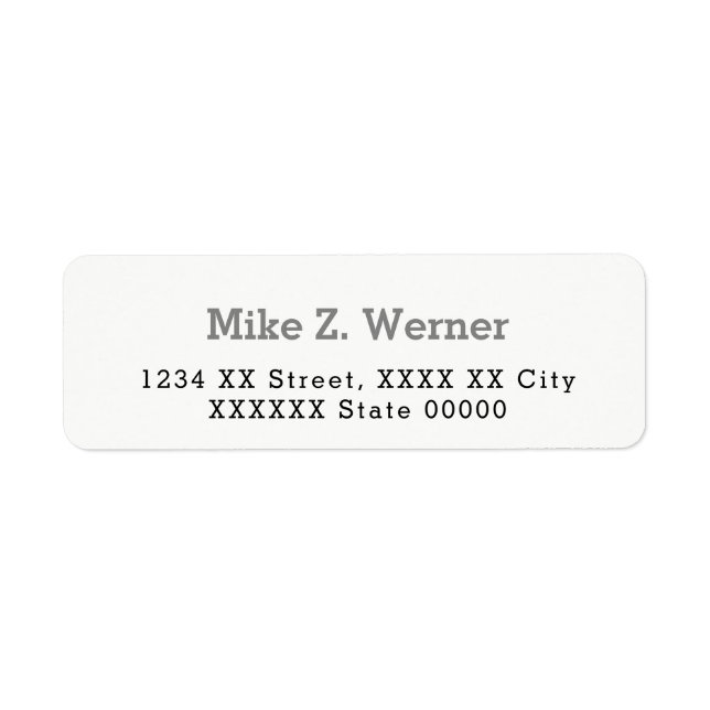 simple blanc professionnel (Devant)