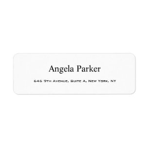 Simple Blanc Simple Professionnel Moderne