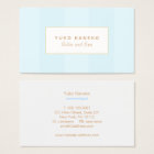 Simple bleu turquoise clair rayé élégant