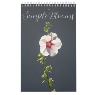 Simple Blooms floral photography collection  Calendar