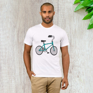 Simple Blue Bicycle Retro Bike T-Shirt