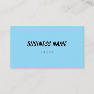 simple blue green watercolor script modern busines business card