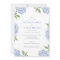 Simple Blue Hydrangea Flower Wedding