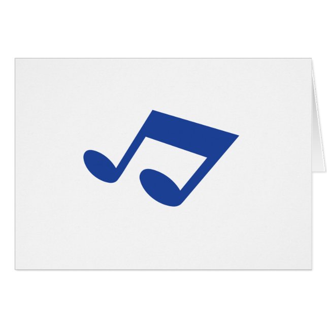 Simple blue note (Front Horizontal)
