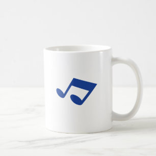 Simple blue note coffee mug