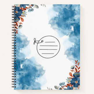 Simple Blue Notebook